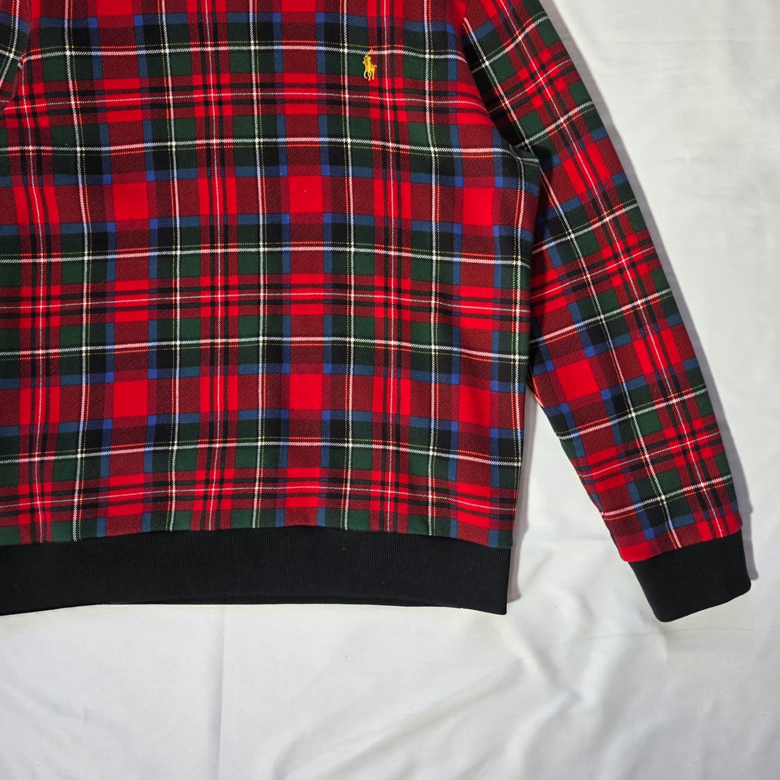 [L]폴로 랄프로렌 타탄 버팔로 체크 스웻셔츠(QR 인증) 상품이미지3