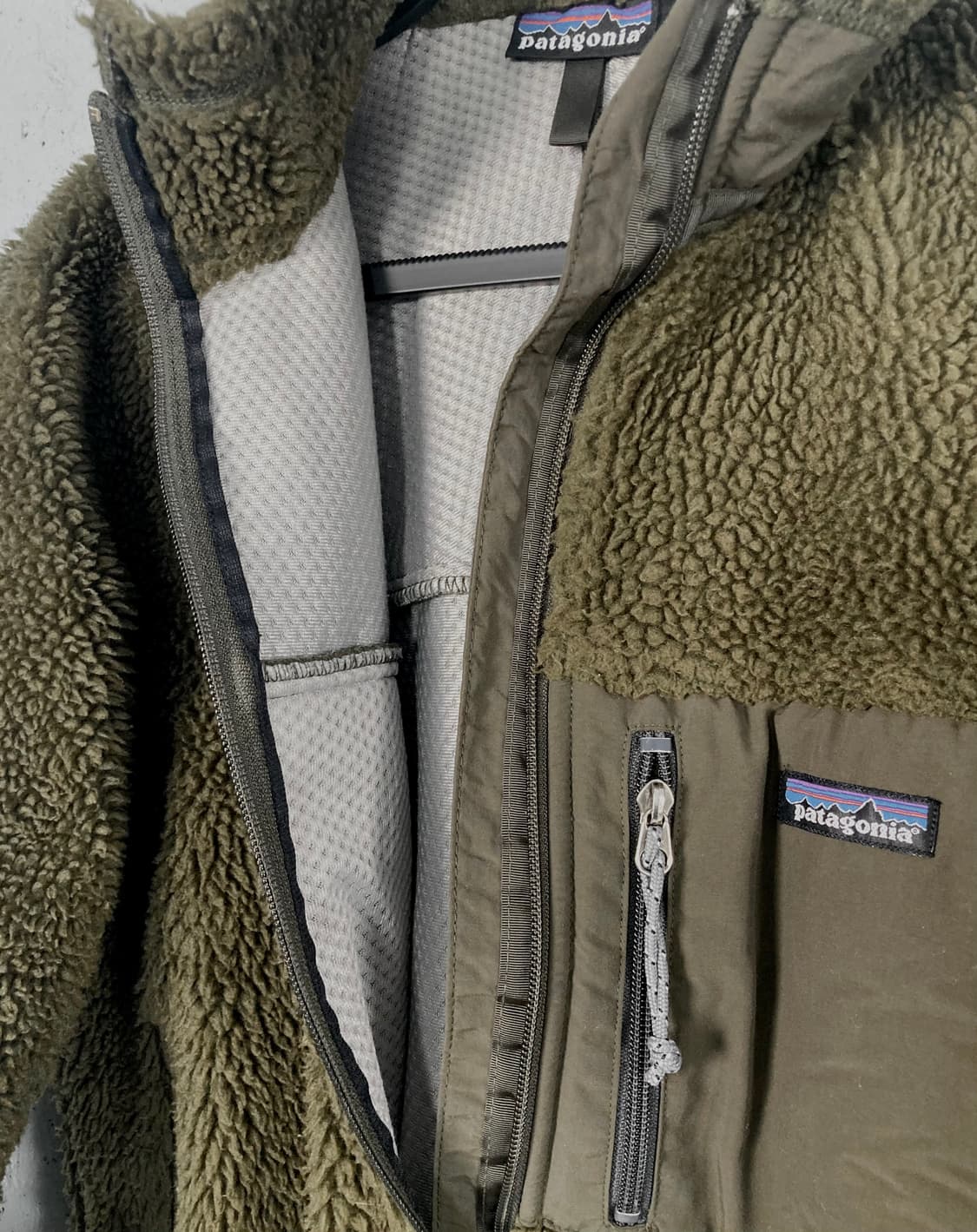 90's USA) 파타고니아 레트로-x 자켓 올리브카키 (S) 상품이미지5