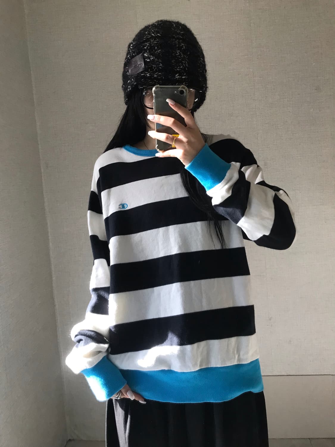 챔피온 스트라이프 맨투맨 상품이미지5