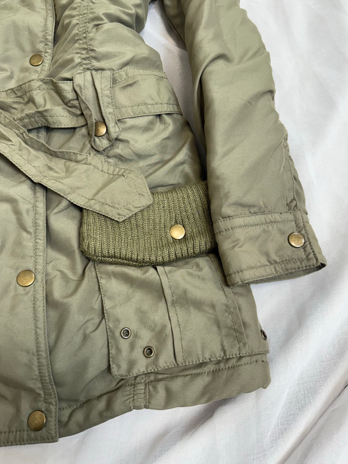 Y2k 벨트 디테일 야상자켓 상품이미지2