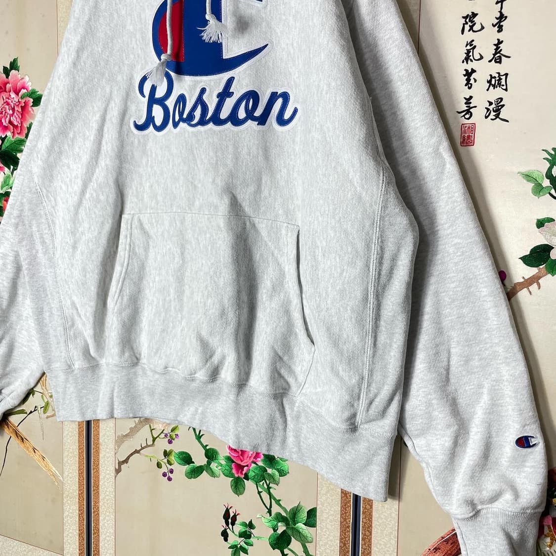 챔피온 리버스위브 빅로고 후드티 상품이미지3