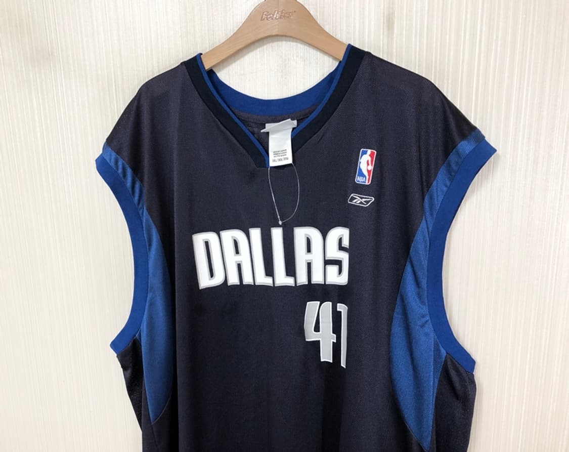 NBA 리복 댈러스메버릭스 유니폼/올드져지 3X #41 노비츠키 상품이미지5