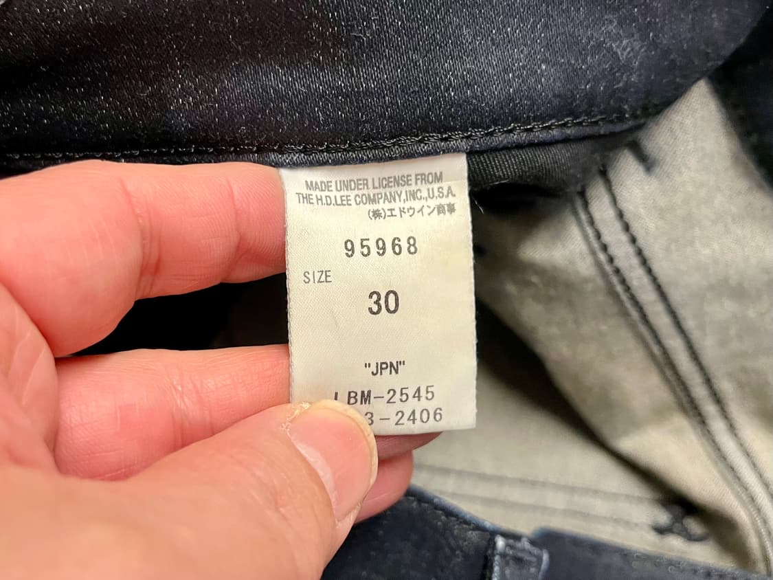 [30] LEE X AMERICAN RAGCIE 슬림핏 데님진 30  상품이미지4