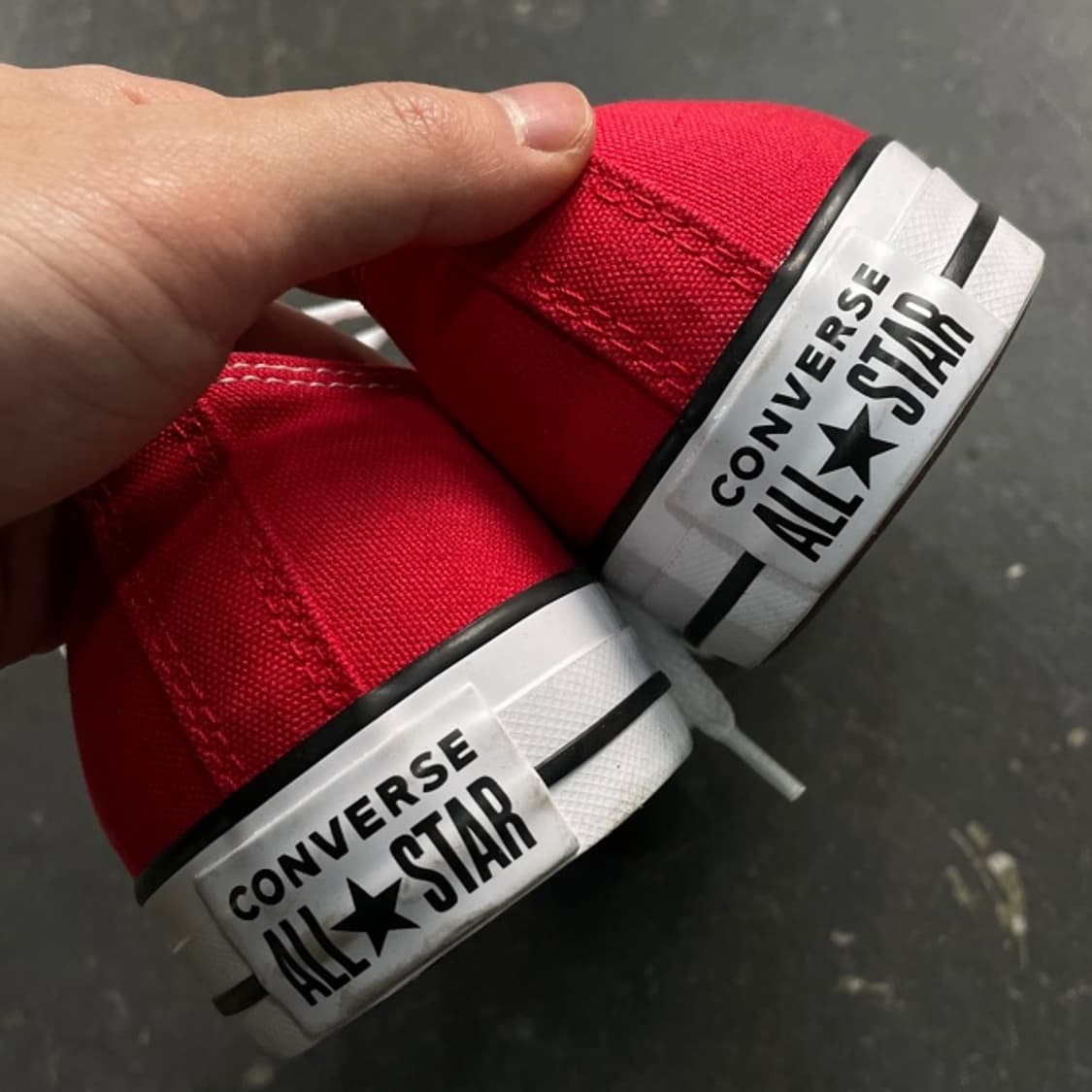 265 컨버스 로우 레드 새상품 상품이미지5