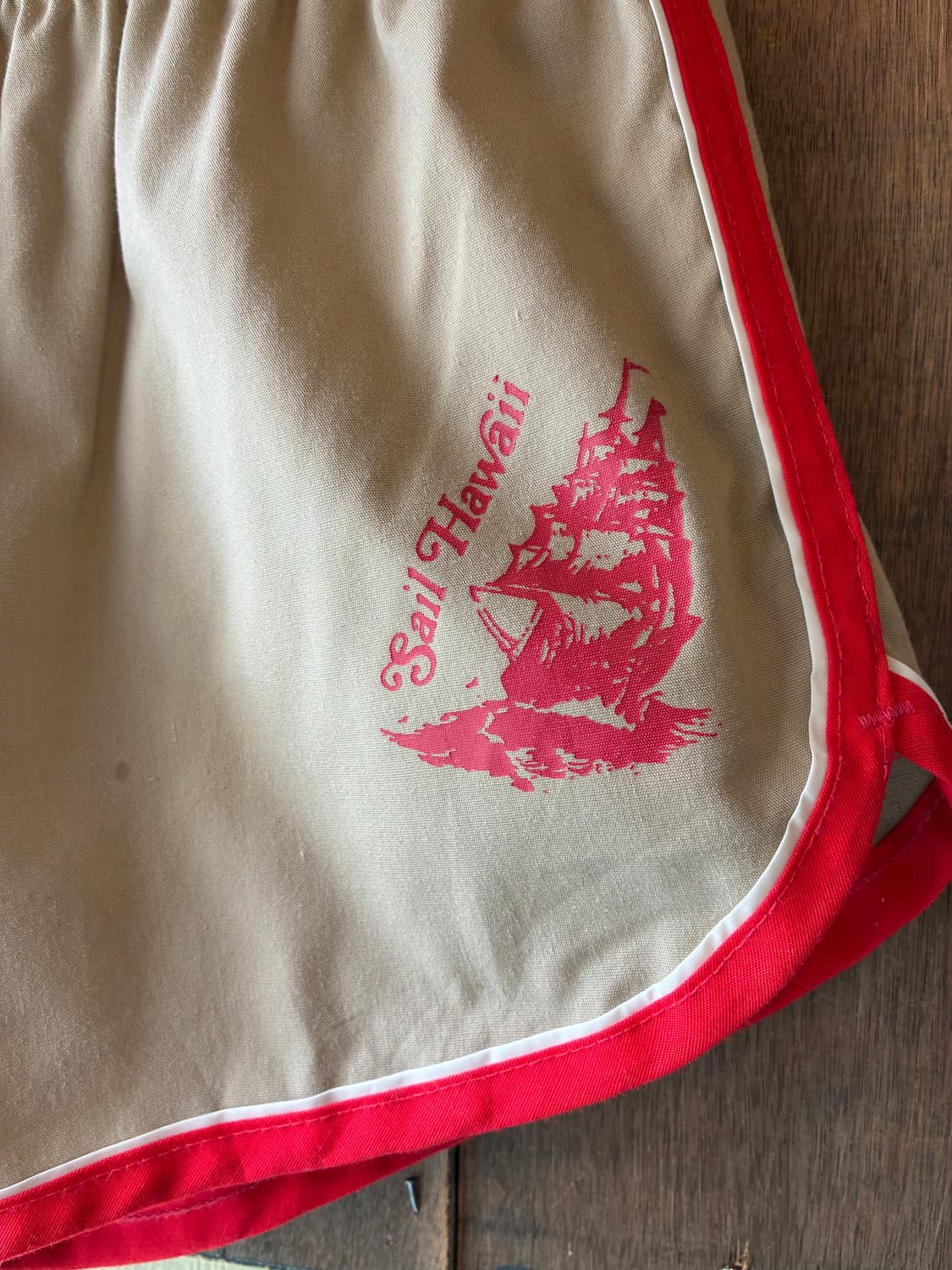 80s Sail Hawaii Surf Trunks Made in USA 상품이미지4