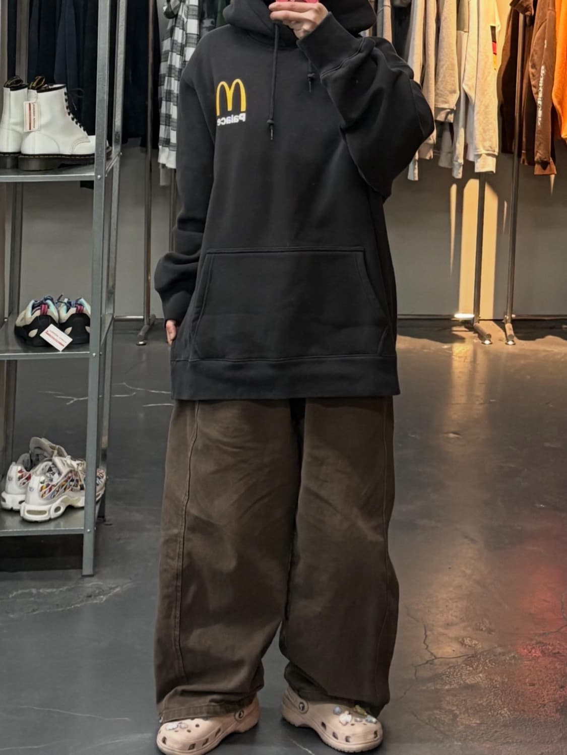 팔라스 X 맥도날드 콜라보 로고 후드티 A3390 상품이미지1