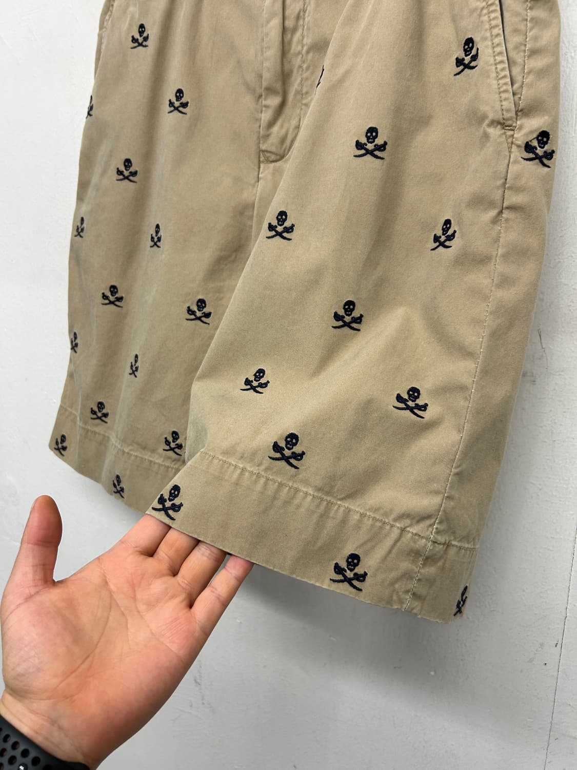 폴로 랄프로렌 럭비 스컬 자수 코튼 팬츠 상품이미지3