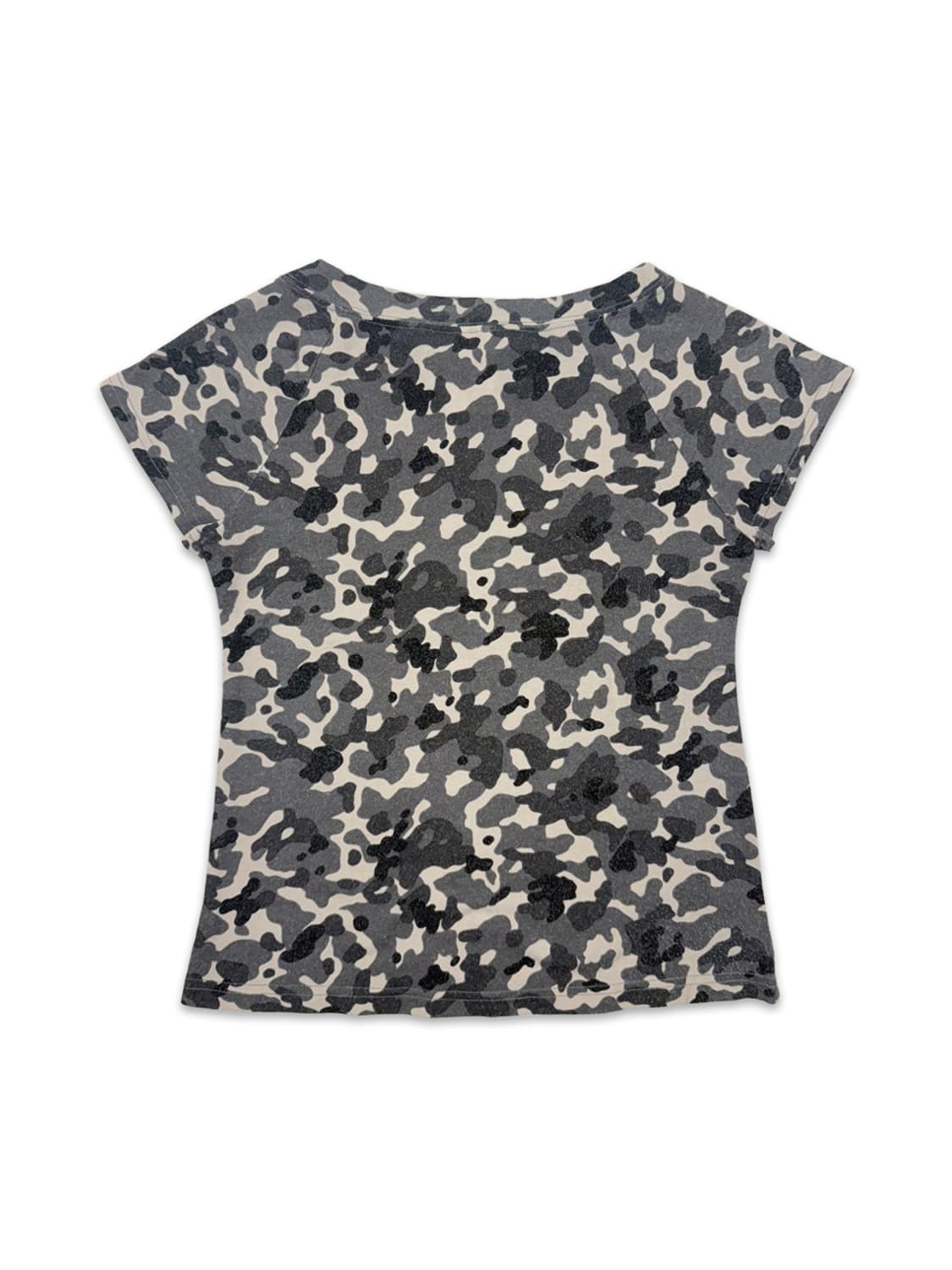 빈티지 그레이 밀리터리 펑크 슬림핏 반팔티 상품이미지4