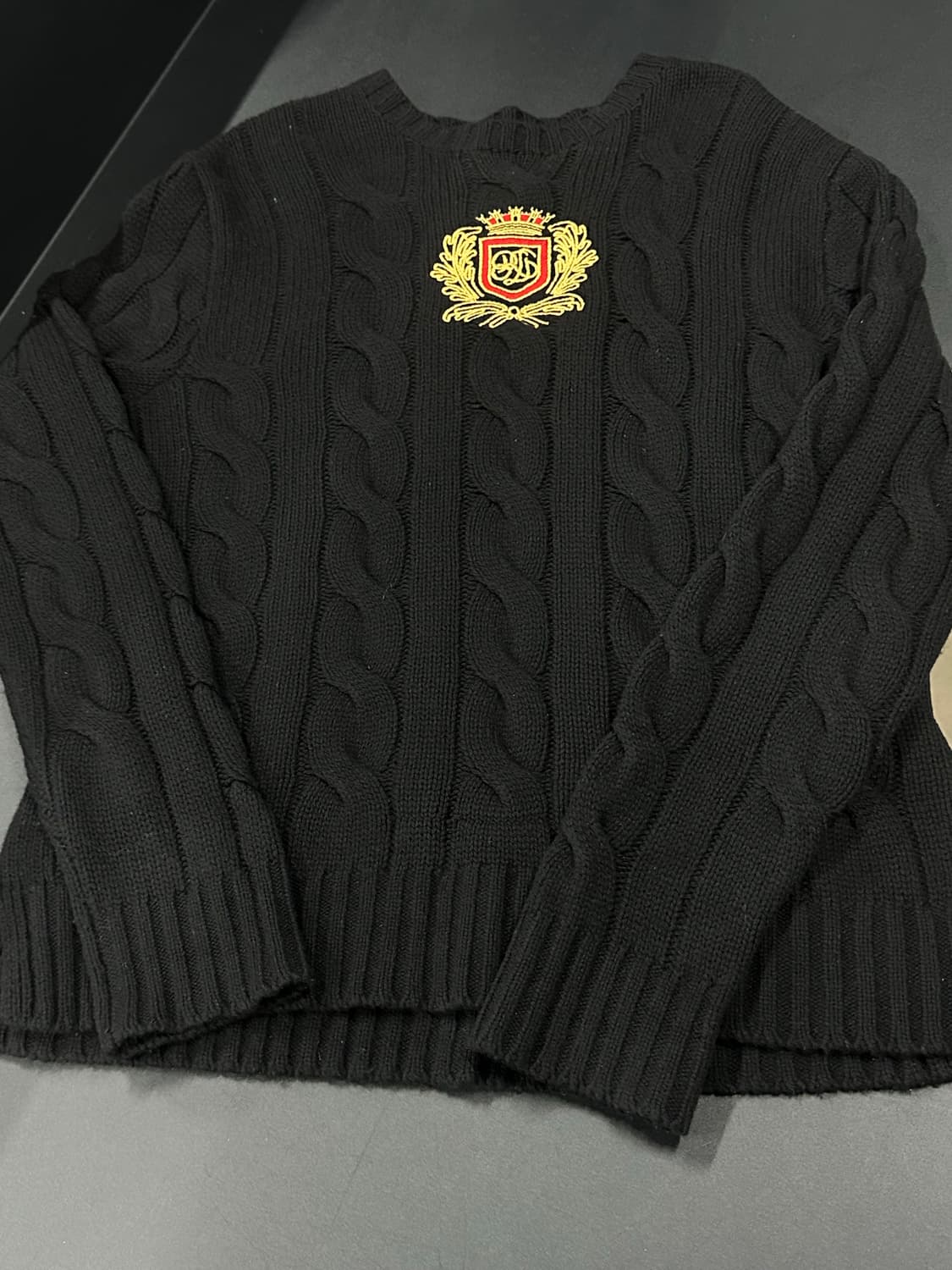 폴로 랄프로렌 크레스트 케이블 니트 스웨터 상품이미지4