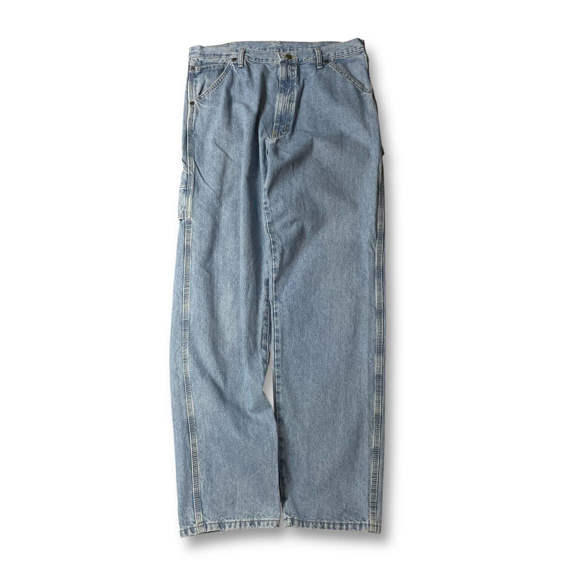 (36)랭글러 라이트블루 레기드웨어 카펜터 데님 팬츠 상품이미지1