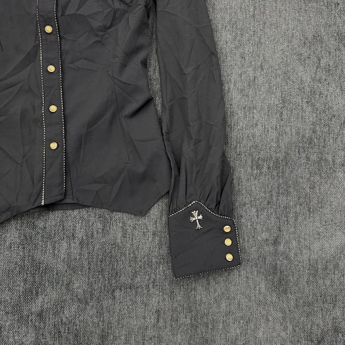 Gothic Cross detail shirts 상품이미지5