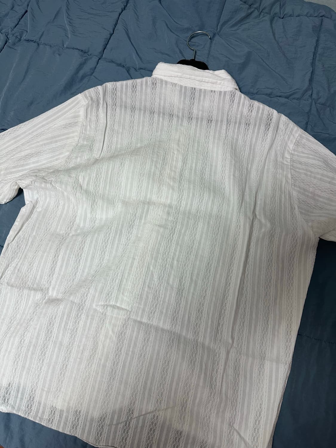 스트라이프 캔버스 셔츠 상품이미지3