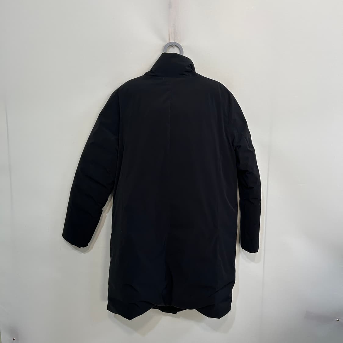 코오롱스포츠 여성 하이넥 구스 롱패딩 100 블랙 상품이미지3