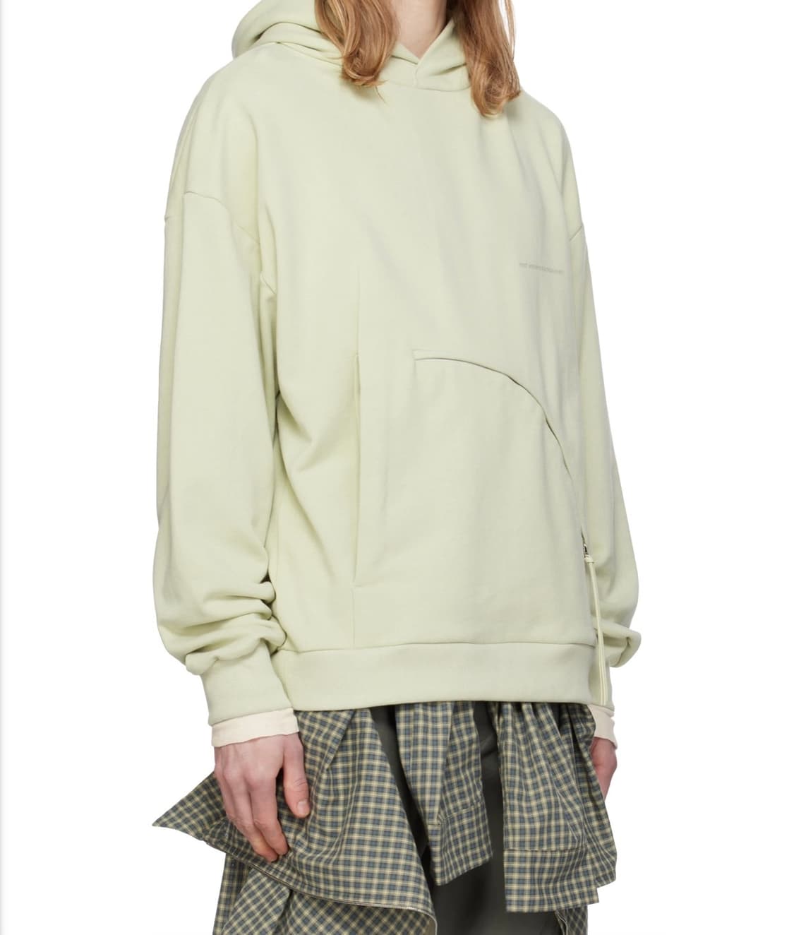 [XL] 포스트아카이브팩션 8.0 후드 센터 라이트 옐로우 상품이미지1