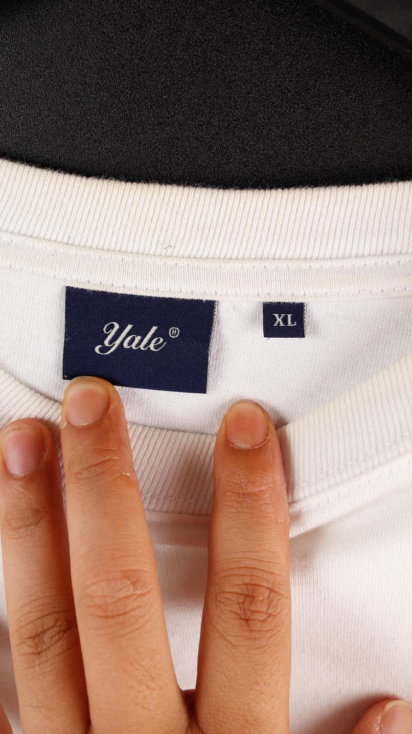 예일 흰색 롱슬리브 상품이미지5