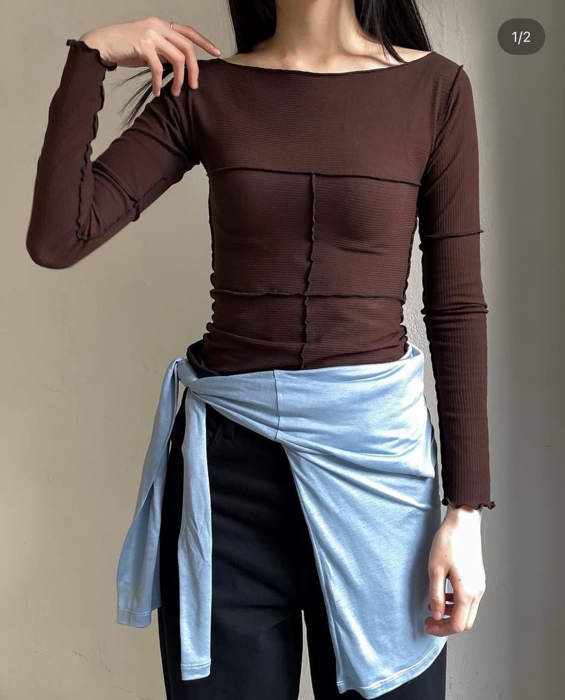 Baserange Cinder long sleeve 베이스레인지 신더 상품이미지2