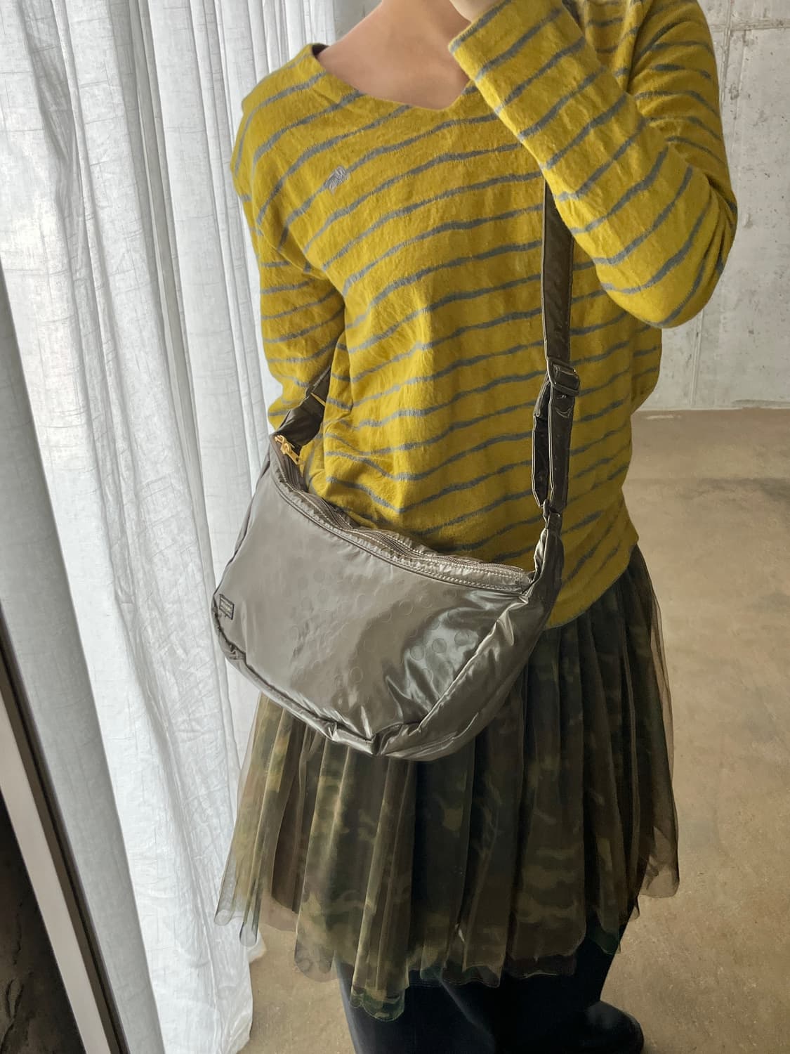 Porter 포터 도트 호보백 올리브 그린 상품이미지2