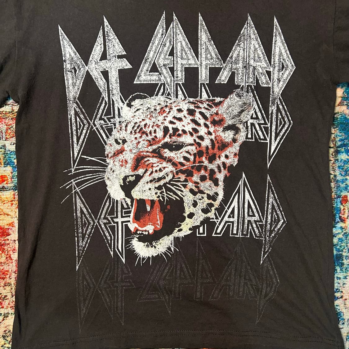 [M] 데프 레파드 Def leppard 오피셜 밴드티 상품이미지2