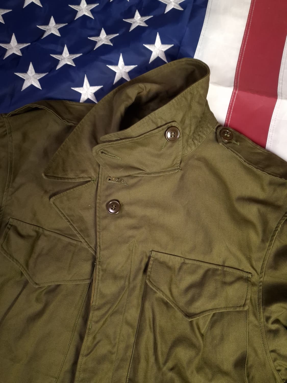 오리지날 WW2 미군 M-43 필드 야상 상품이미지8
