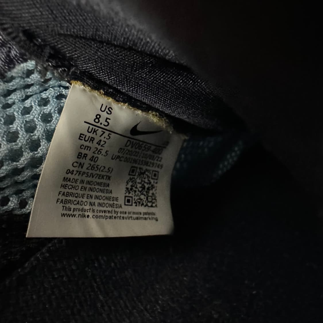 나이키 에어 쿠키니 ‘옵시디언 블루’ 상품이미지8