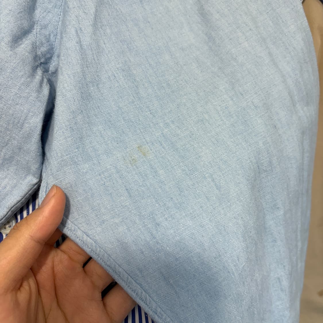 폴로 정품 긴팔 데님 청 셔츠 상품이미지9
