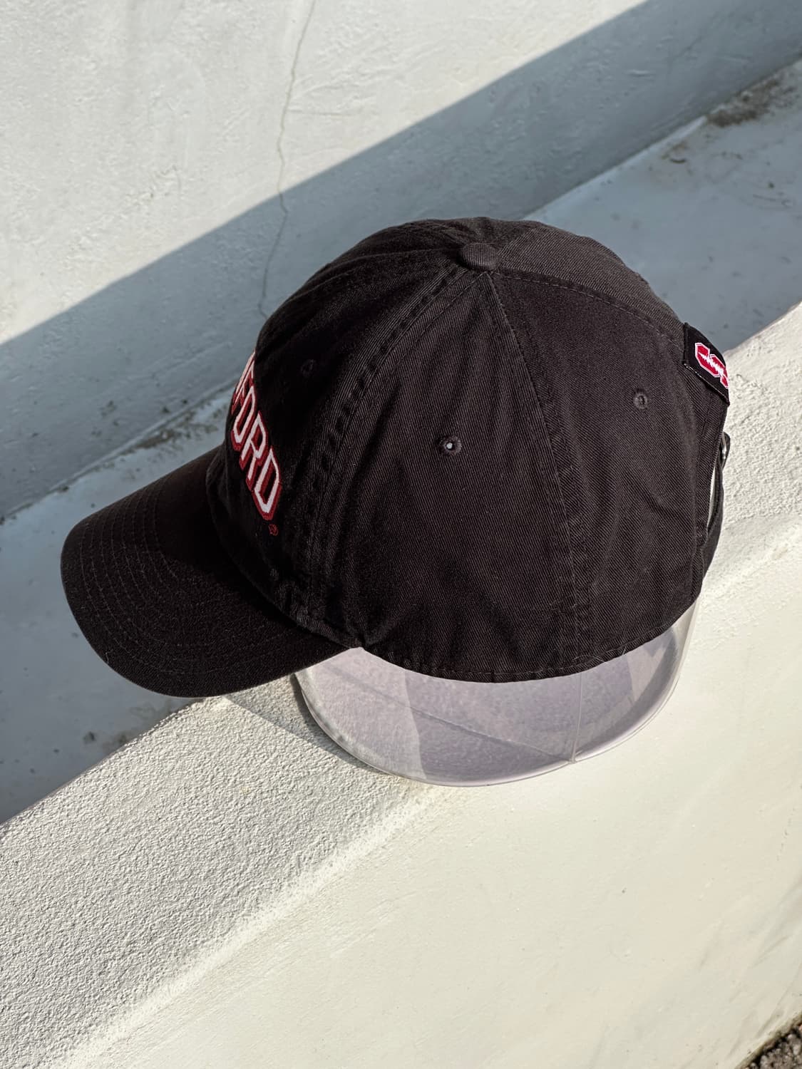 [M-L] 00s 나이키 스탠포드 로고 블랙 볼캡 모자 상품이미지3