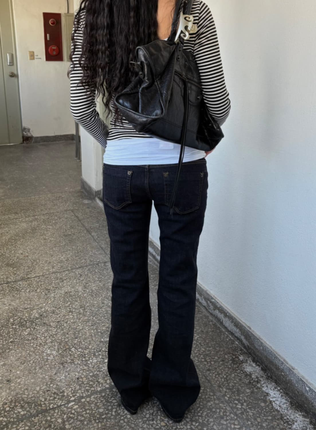 띵즈앤스터프 ootj 로우라이즈 부츠컷 청바지 상품이미지4