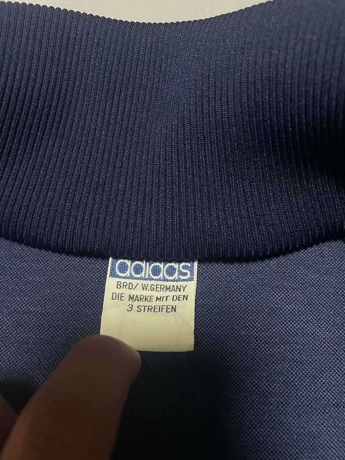 70s 아디다스 네이비 트랙탑 져지 서독 데상트 상품이미지4