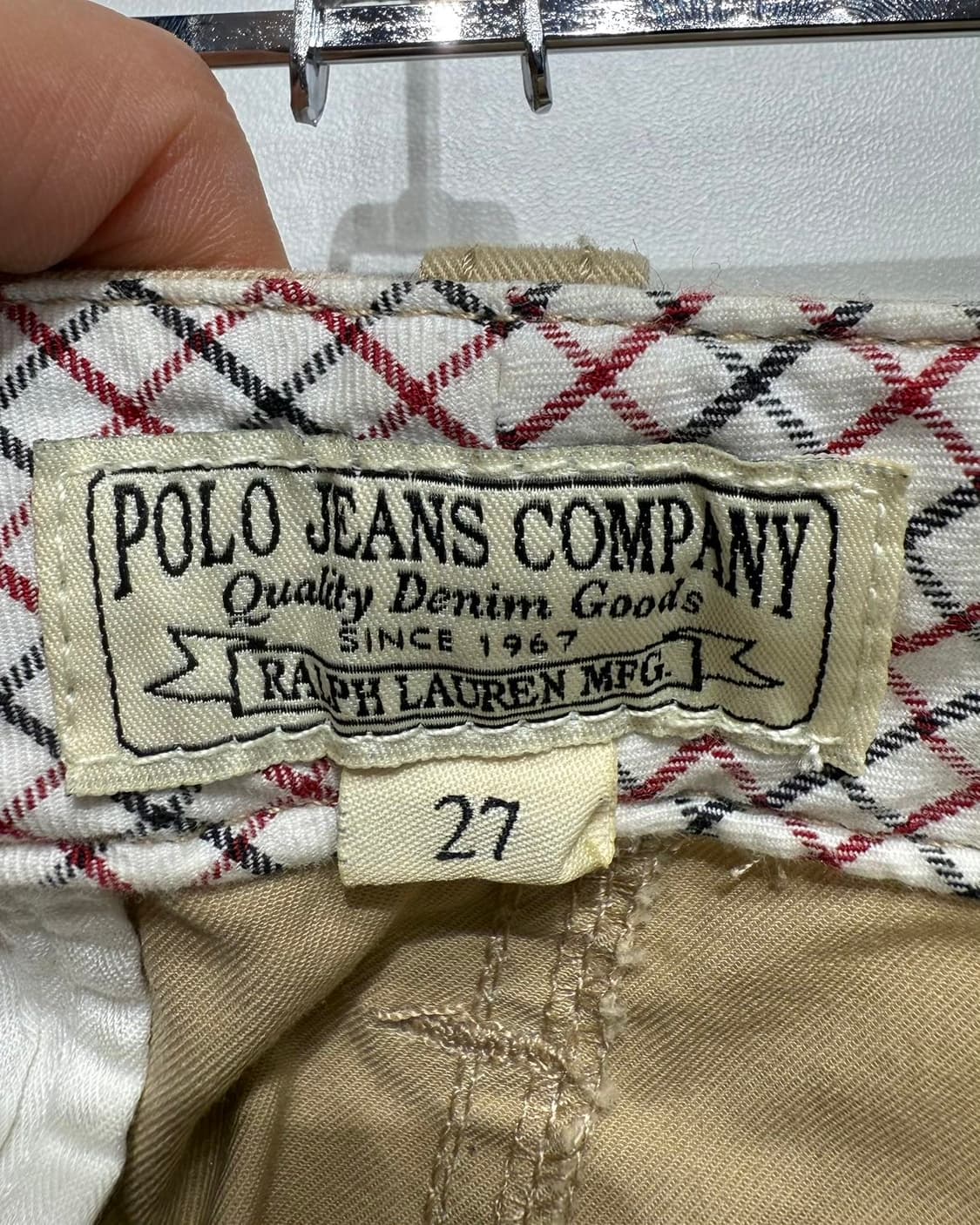 폴로 진스 컴퍼니 베이지 미니스커트  상품이미지8