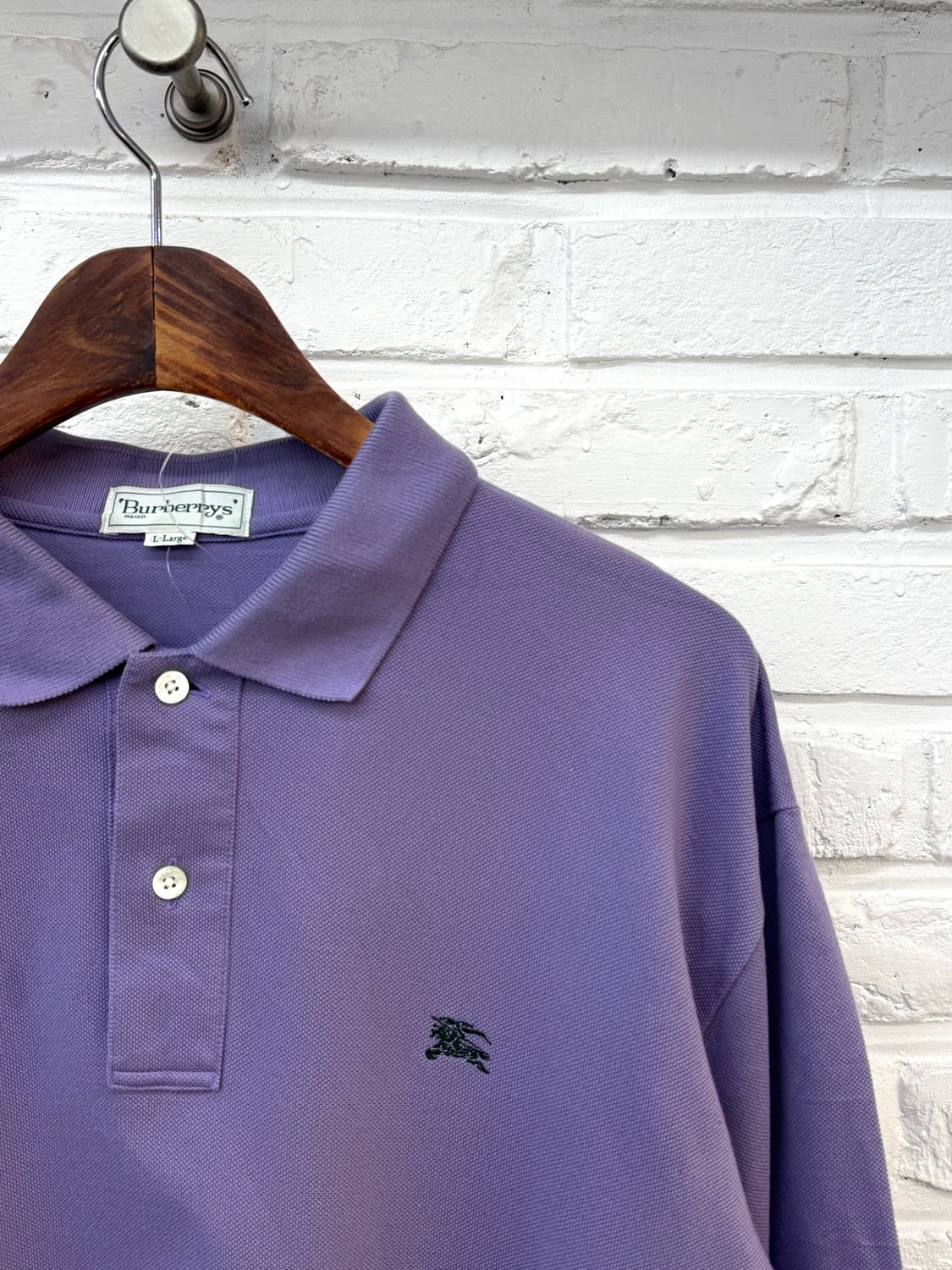 버버리 퍼플 카라 티셔츠 상품이미지4