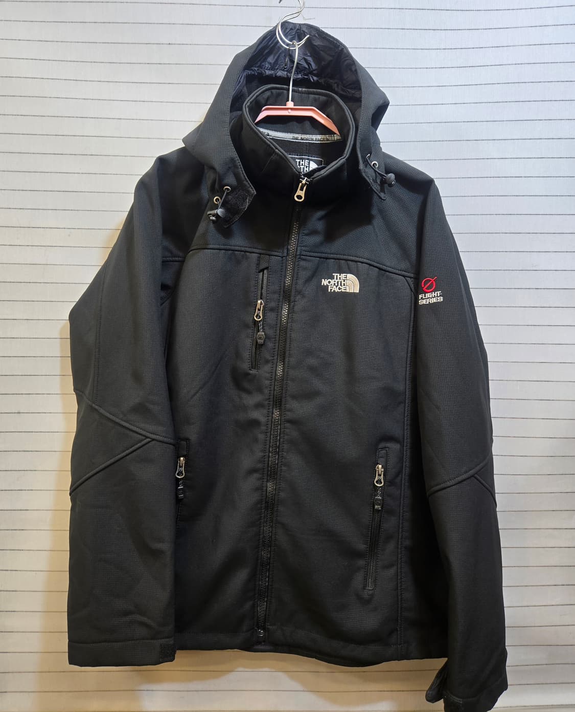 노스페이스 플라이트 후드 자켓 블랙 상품이미지1