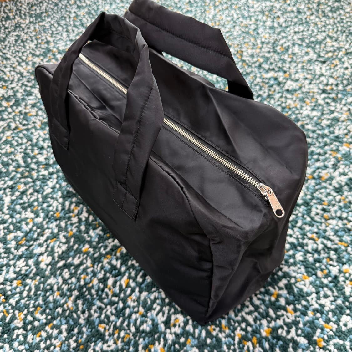 꼼데가르송 나일론 보스턴 토트백 라지  블랙 상품이미지2