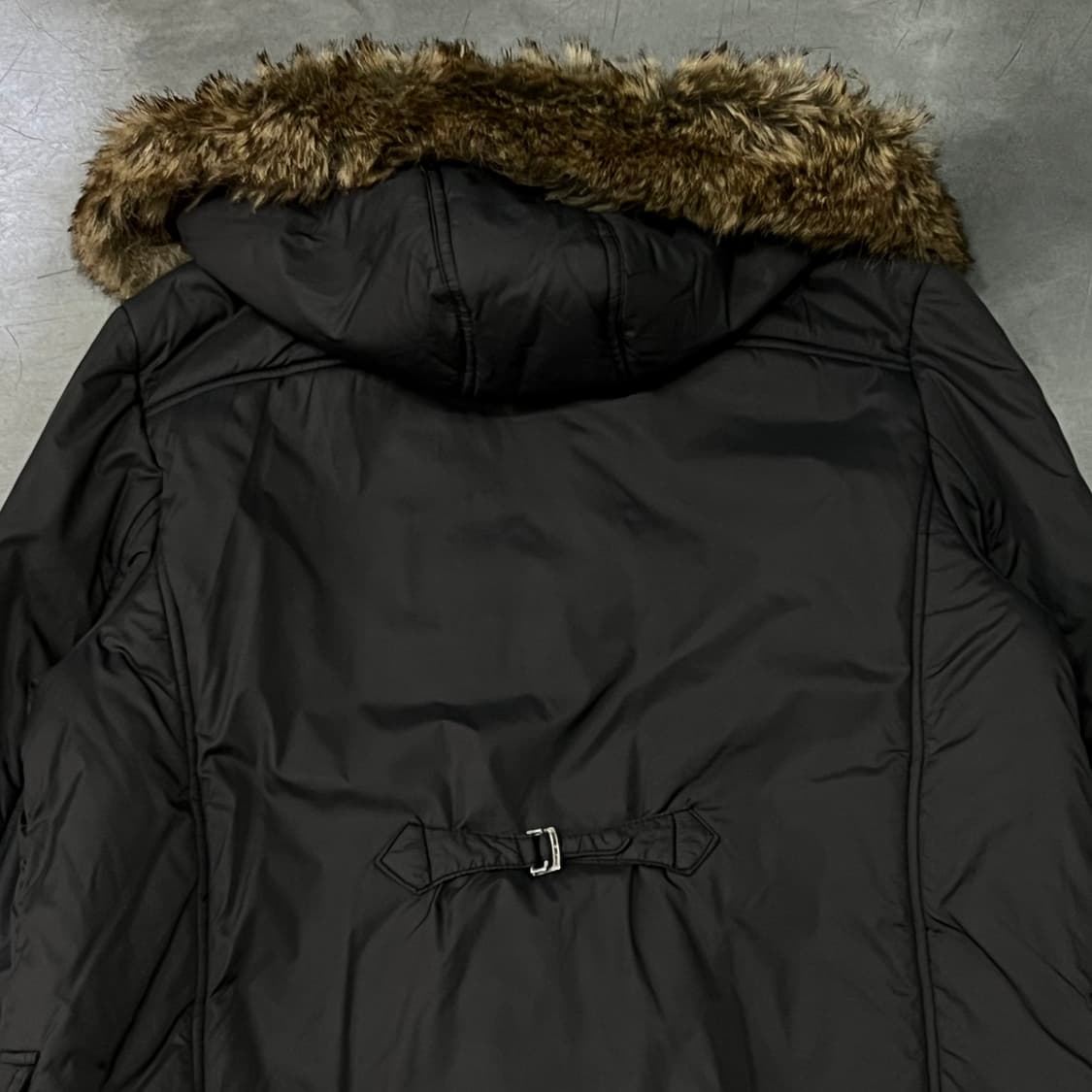  디젤 레이어드 퍼 후드 패딩 y14513 상품이미지5