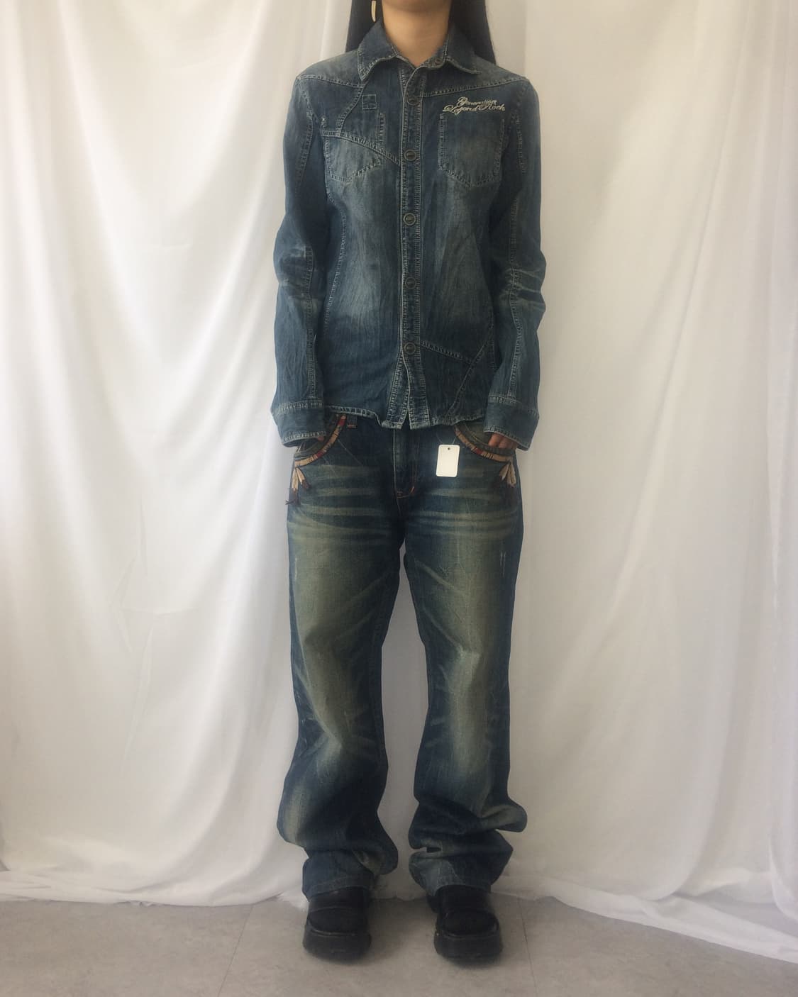 in the attic Back printing washing shirt 상품이미지6