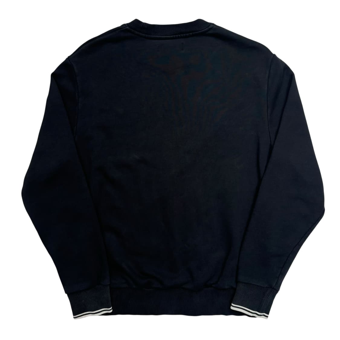 프레드 페리 자수 로고 블랙 스웻셔츠 L 상품이미지4