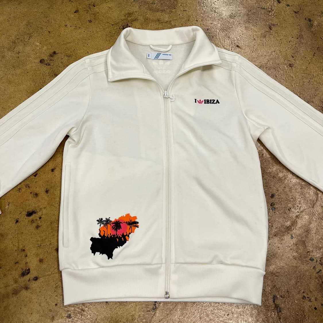 아디다스 이비자 화이트 져지 트랙탑 90 상품이미지3