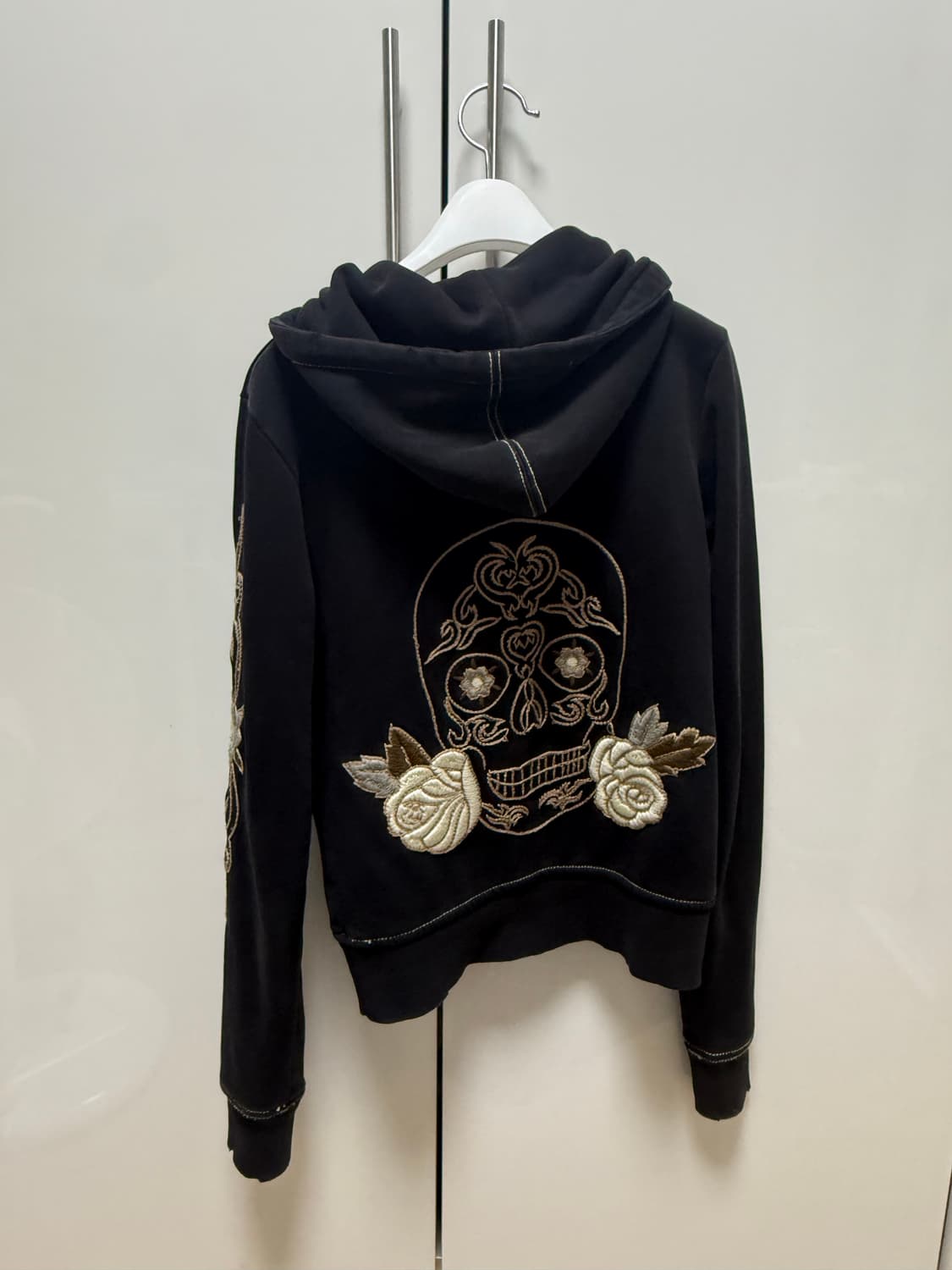 빈티지 자수 후드집업 상품이미지2