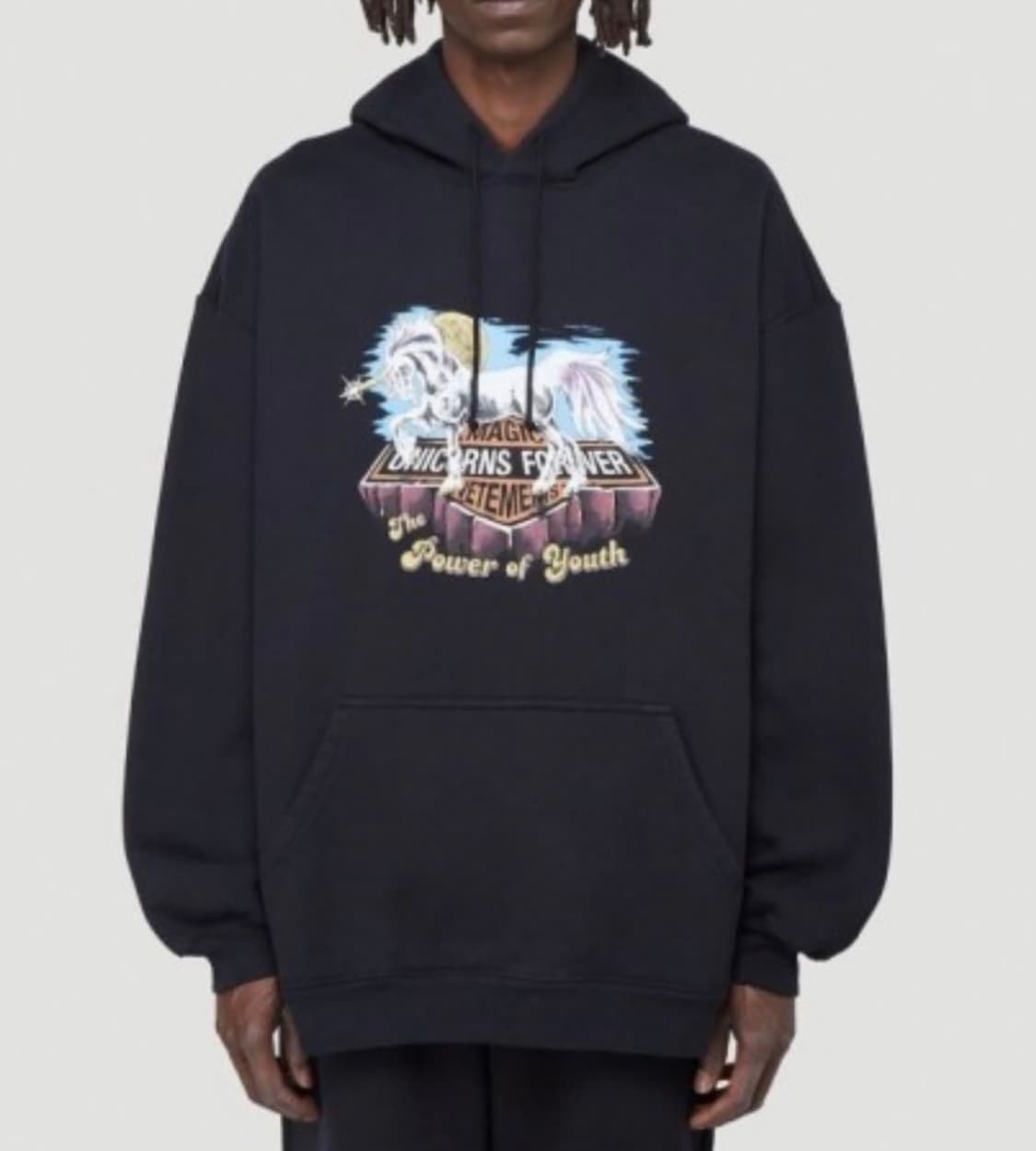 베트멍 오버핏 유니콘 후드티 XS 상품이미지1