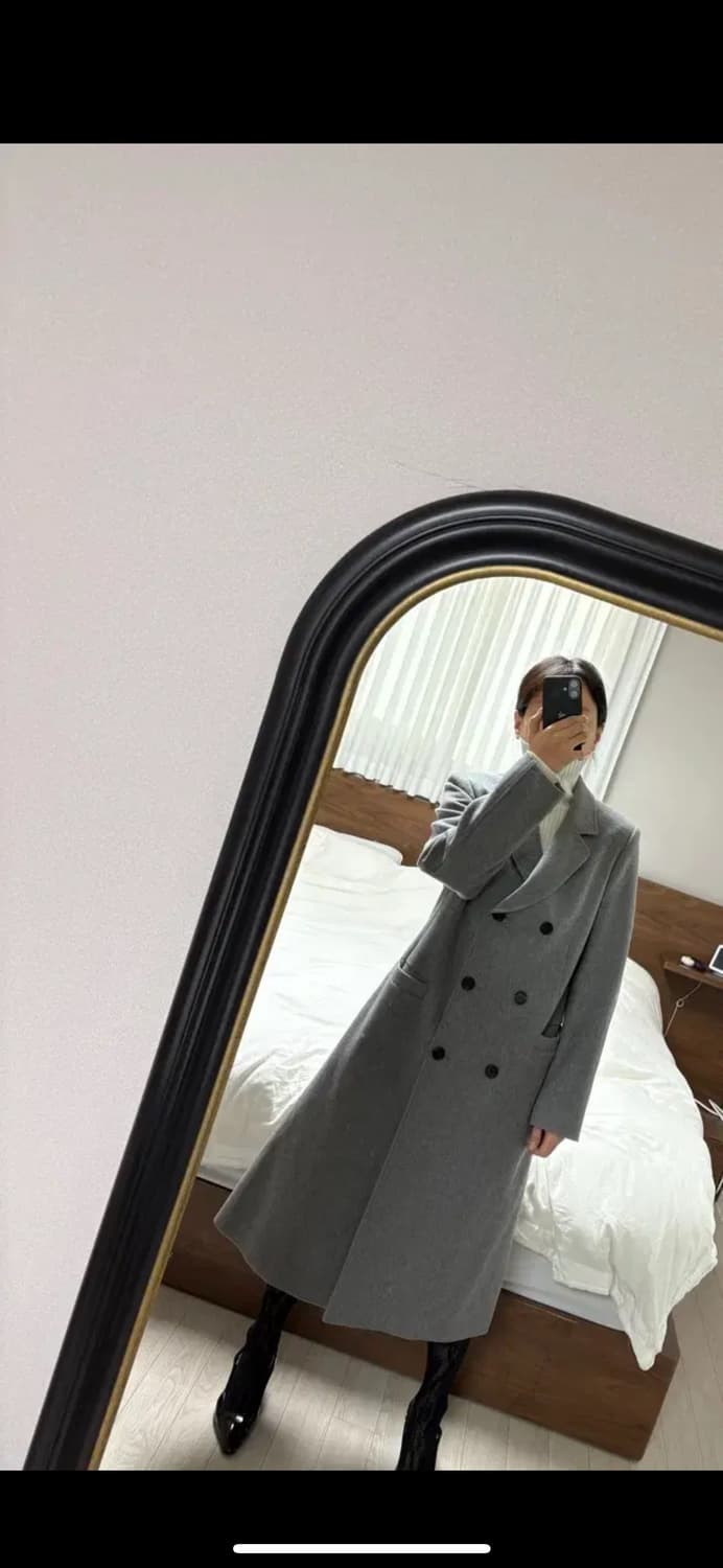 샵엠 roman 캐시미어 코트 그레이 S 상품이미지2