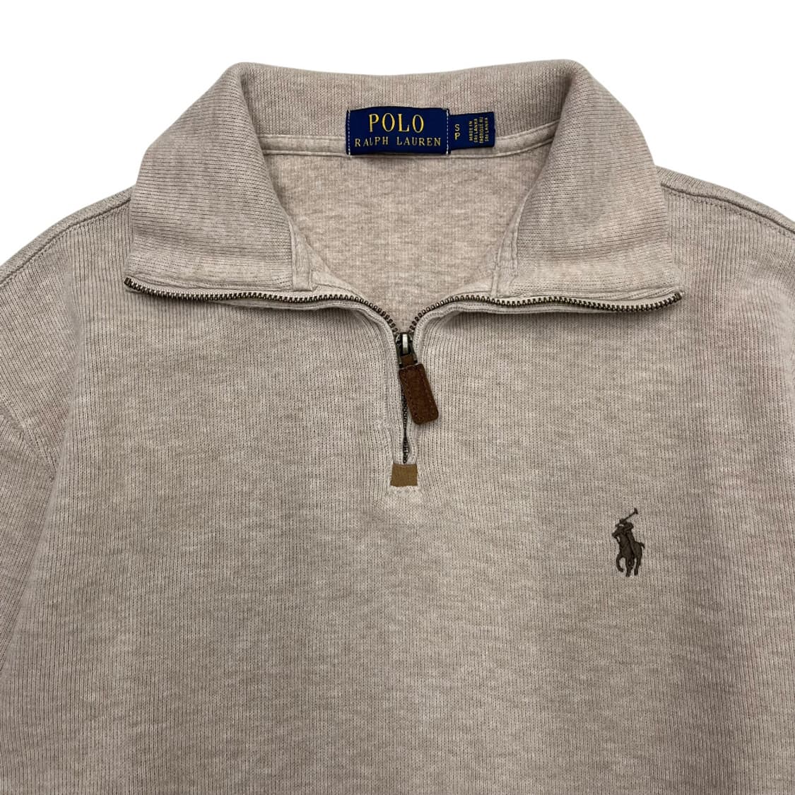  폴로 랄프로렌 브라운포니 베이지 반집업 S 상품이미지5