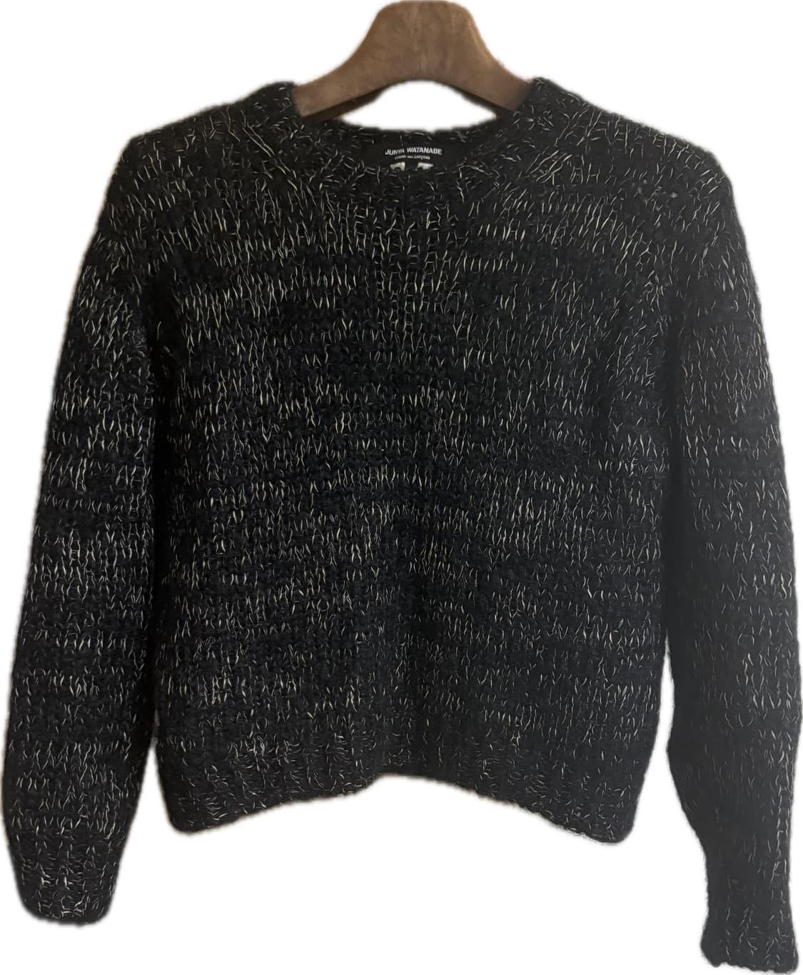 준야와타나베 블랙 니트 상품이미지1