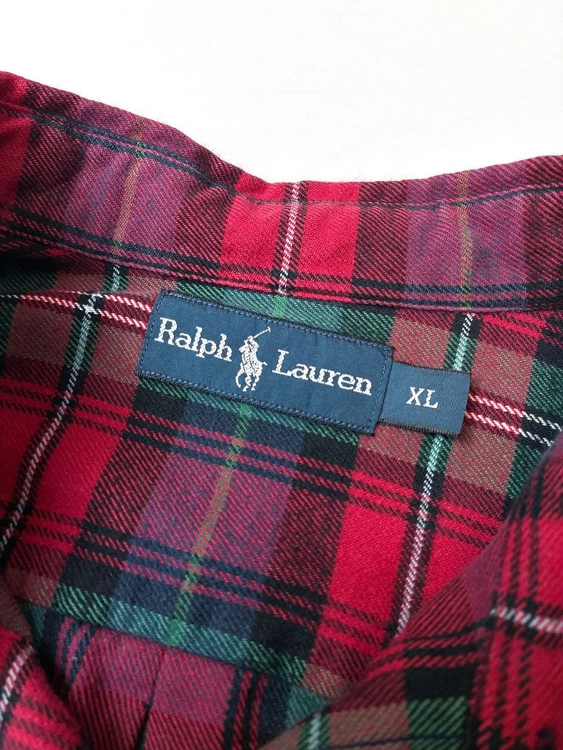 폴로 랄프로렌 00s 엘보 패치 타탄체크 남방 PN5413 상품이미지7