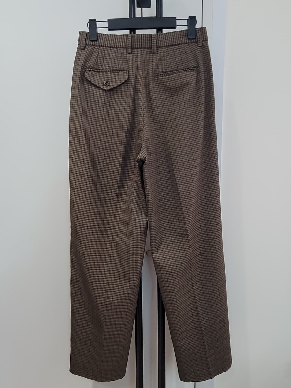 토마스모어 TC3-PT03 체크 투턱 팬츠 여성용 55반~66 상품이미지5