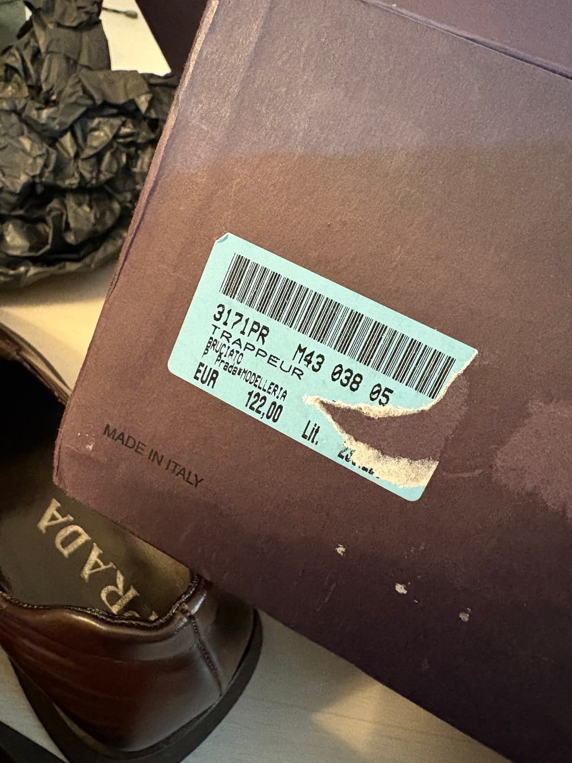 프라다 플랫폼 로퍼 브라운 상품이미지7