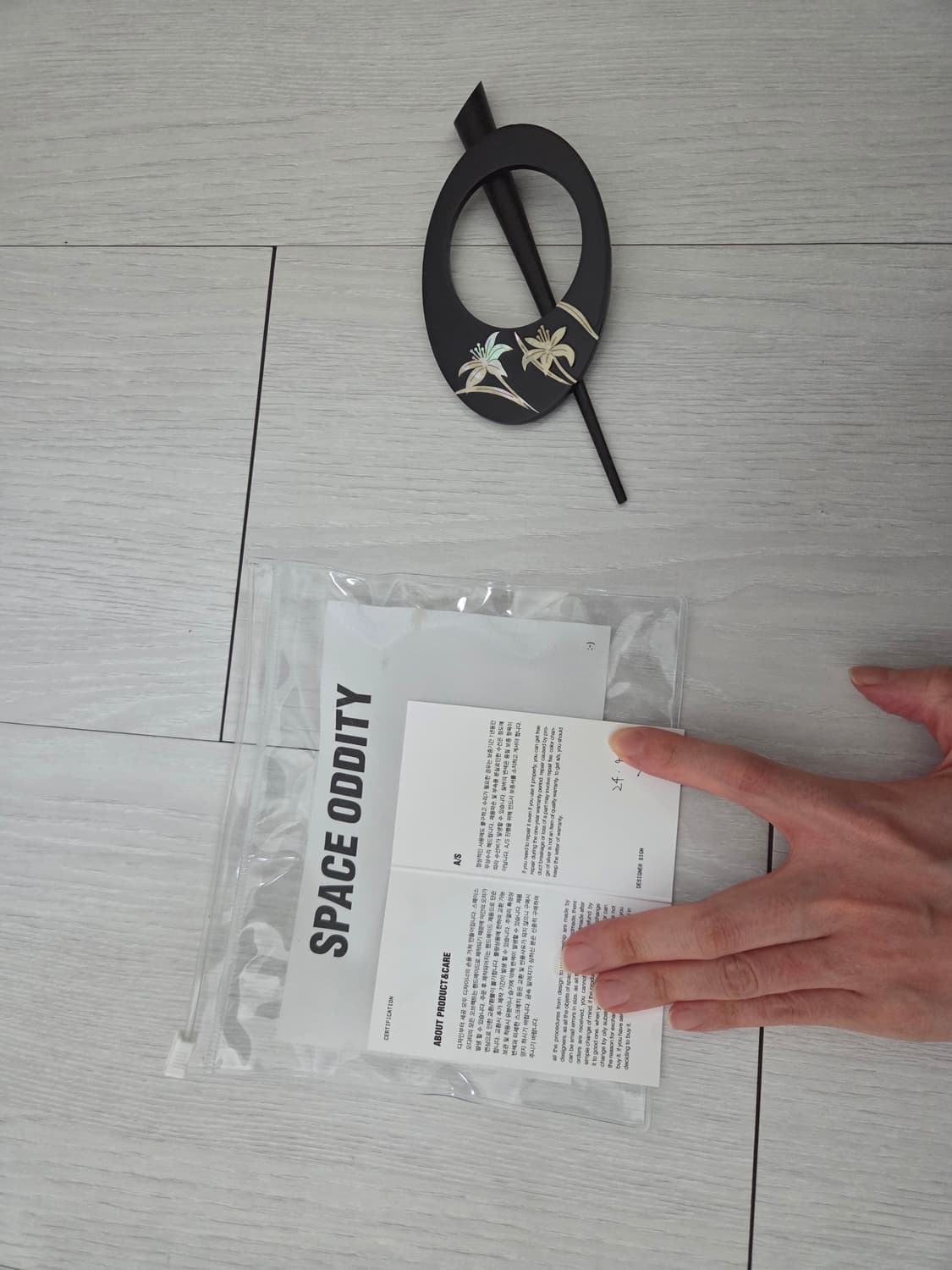 Space oddity 자개비녀 상품이미지3