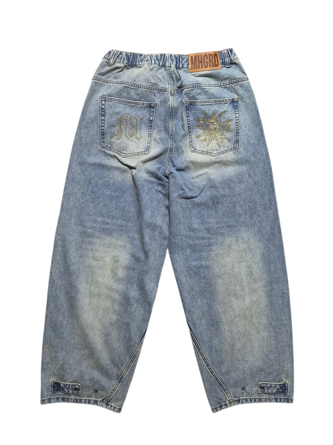 Mahagrid SOLAR EMB DENIM PANT BLUE (L사이즈 상품이미지2