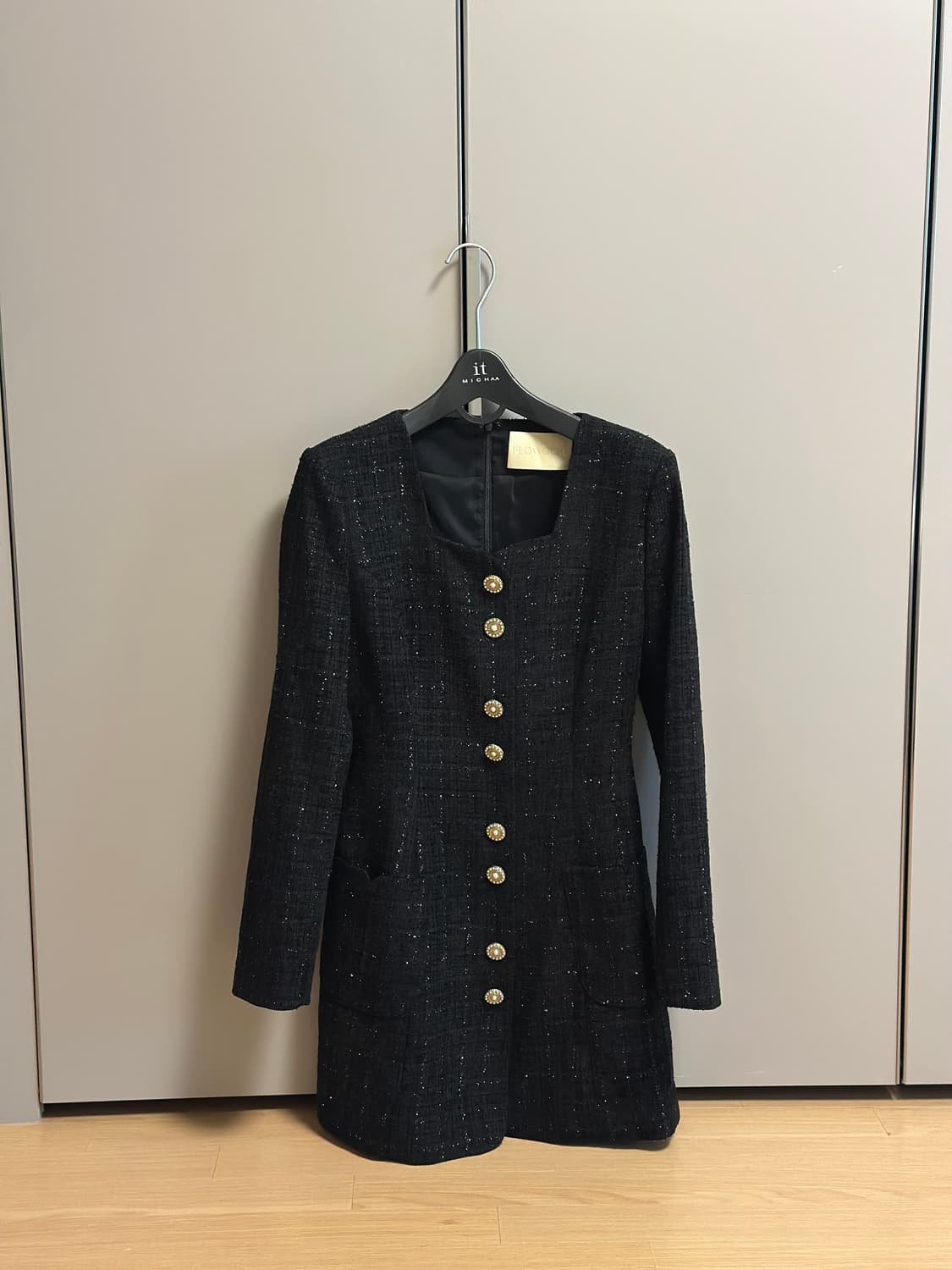 플로움 Heartweed Dress 하트 트위드 원피스 S 상품이미지7