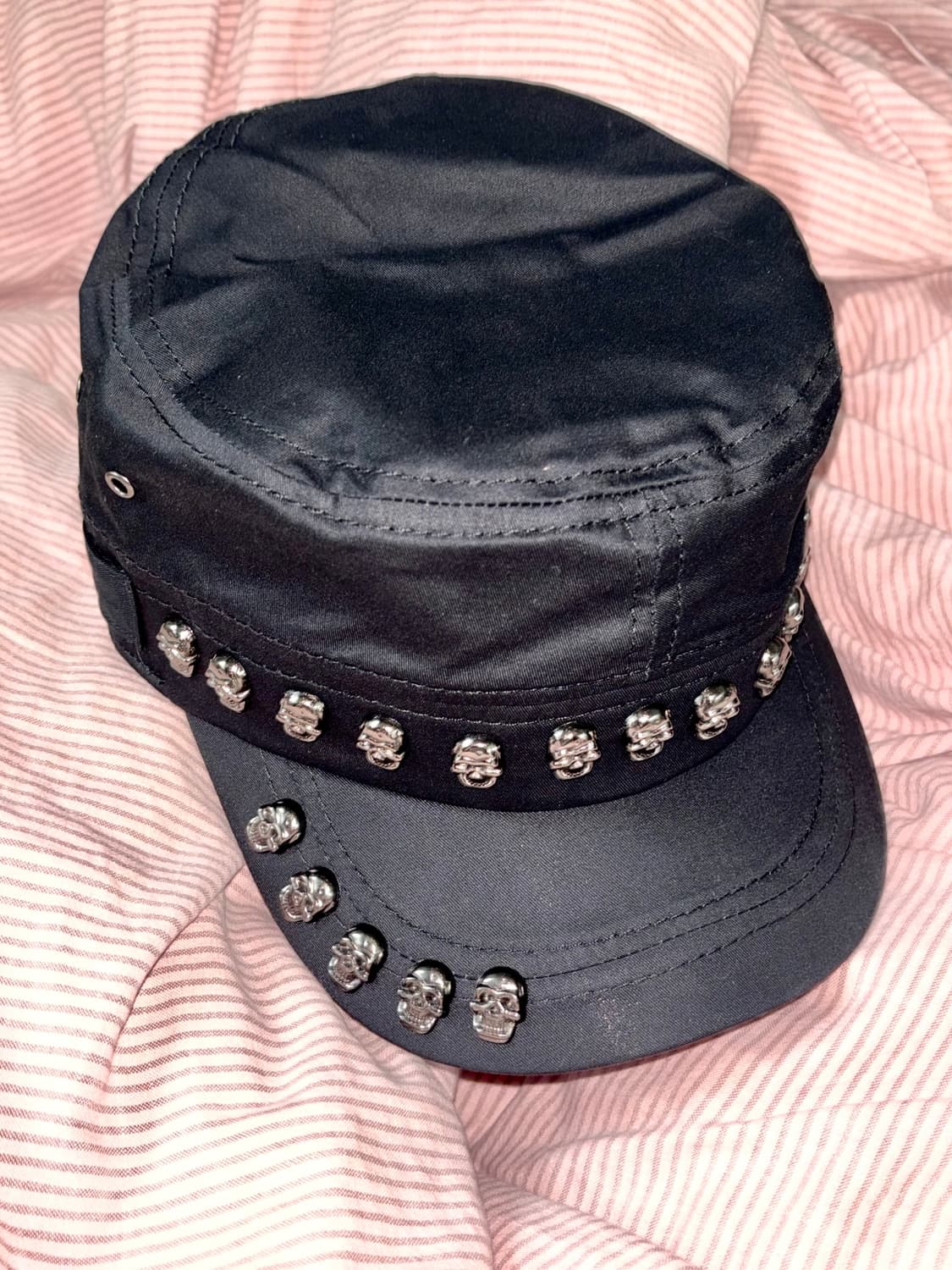 vintage skull punk cap 상품이미지1