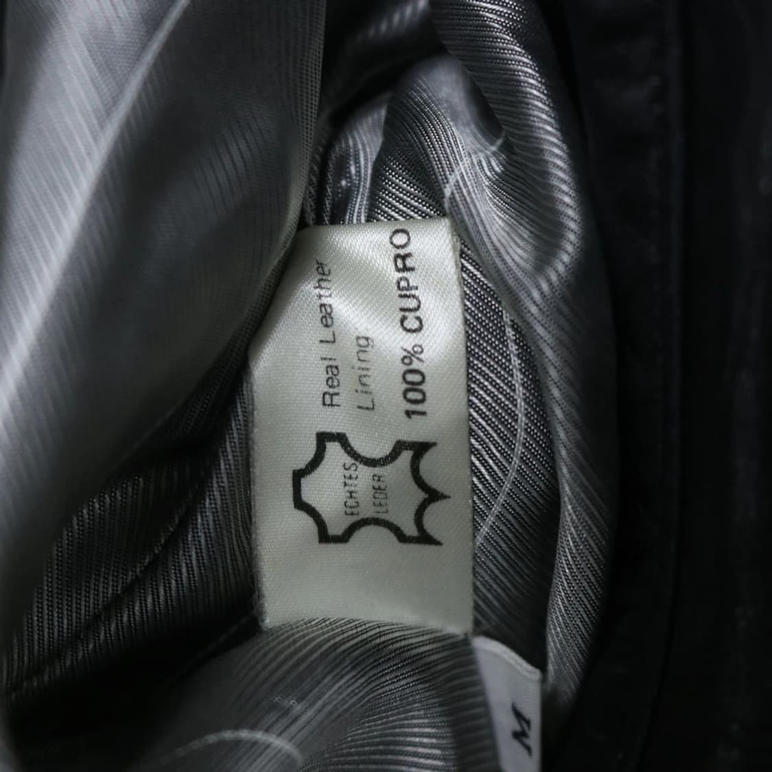 리얼 레더 롱 노카라 더블 가죽 자켓 62166 상품이미지8