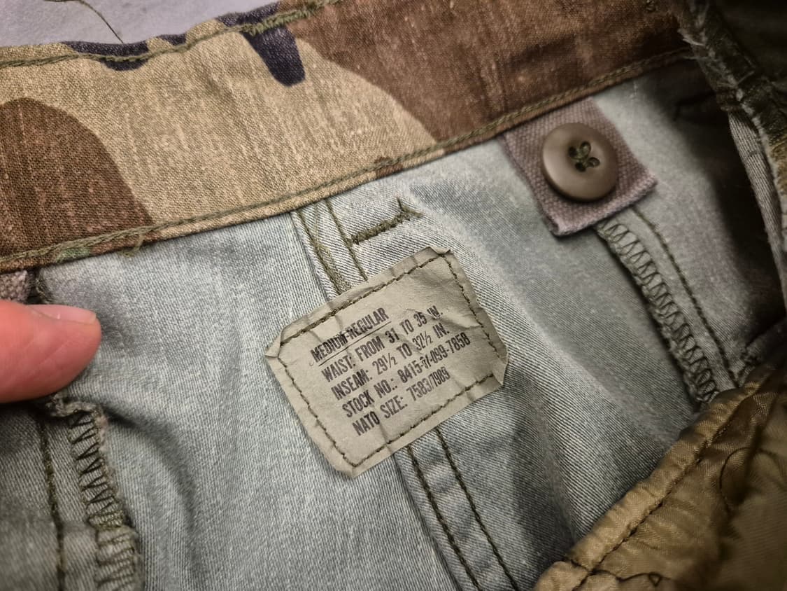 80s u.s army m65 카고 팬츠(내피포함) 상품이미지9